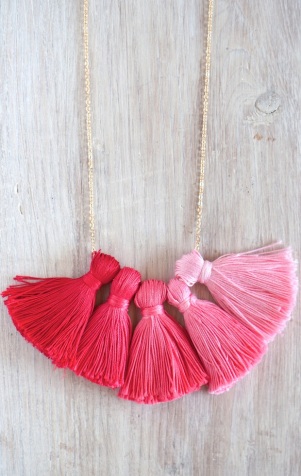 tassel necklace craft