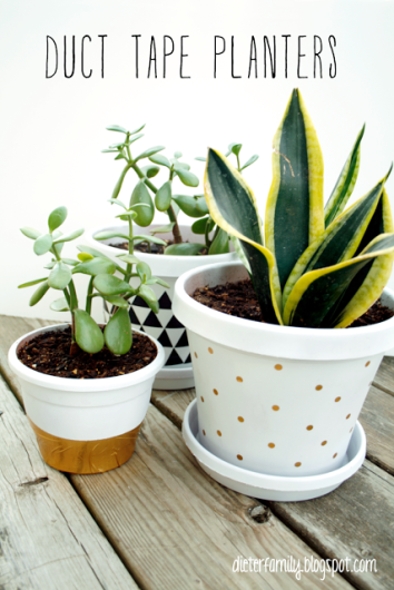 duct tape planters