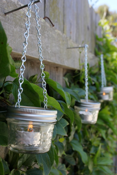 jar tea lights craft